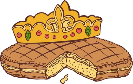 clipart couronne galette des rois